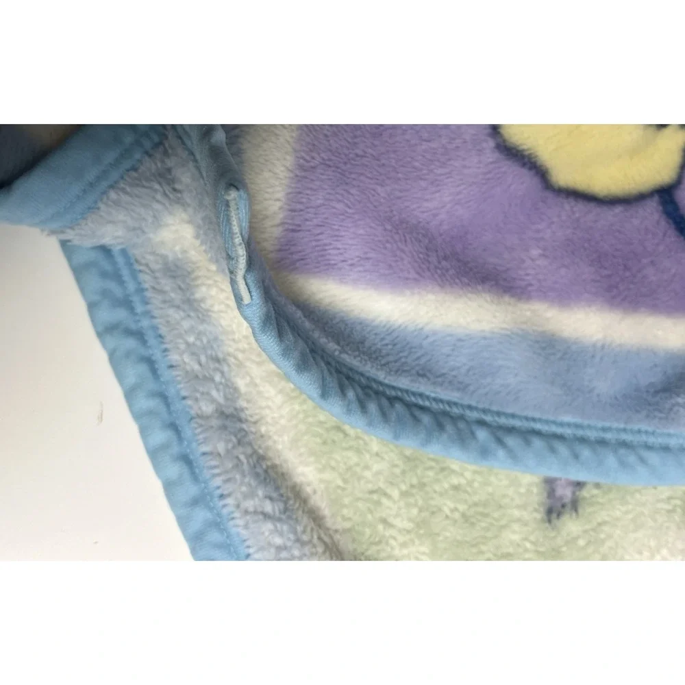 VTG Kidsline Baby Blanket Microplush‎ Animals Rhino Giraffe Elephant Lion Bear